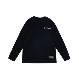 准者长袖T恤男春秋新款美式运动投篮服短袖卫衣潮流刺绣斗法上衣