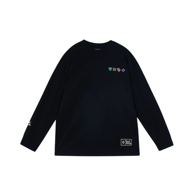 准者斗法男子刺绣潮流长袖上衣