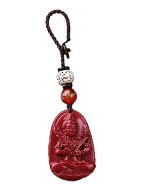 朱砂生肖挂件虚空藏普贤菩萨属虎