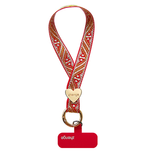 手机挂绳花纹编织带宽版不勒手腕绳子短款户外登山旅游行逛街防丢摔手提电话套壳挂件吊绳时尚女士百搭新品