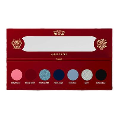 【万圣节】haggard黑烬撒旦之女烟熏暗黑眼影盘红色哥特COS玩妆