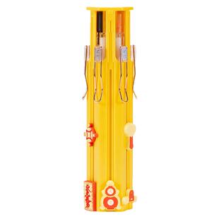 故宫文创瑞启文渊文具礼盒套装中性笔尺铅笔荧光笔考试套装高考礼