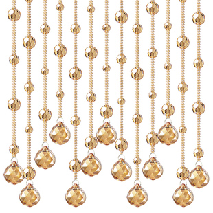 水晶门帘珠帘过道隔断帘子客厅卧室装饰玄关卫生间遮挡免打孔家用