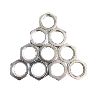 MAL迷你气缸镀铬螺母专用螺帽丝1620253240MFJ活塞杆前盖汽缸配件