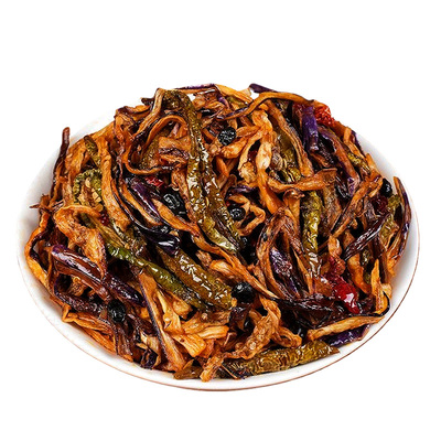 酱烧茄子干辣椒酱菜即食