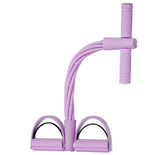 脚蹬拉力器瘦肚子神器多功能健身家用6六管减腹部拉伸器材绳锻炼