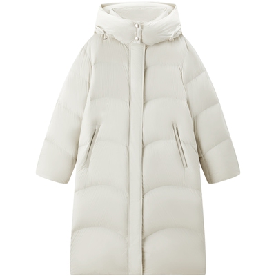 【云朵羽绒】太平鸟商场同款高充绒羽绒服女长款保暖A1ACF4311