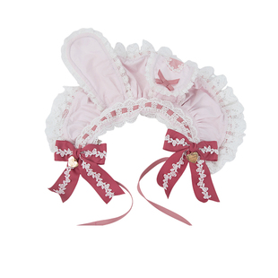 蝴蝶结小兔手作小物Lolita原创她们的故饰会兔耳发带kc波奈特bnt