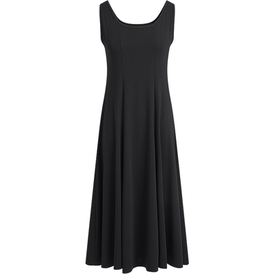 KBNE2025夏季新款收腰气质黑色背心吊带连衣裙小个子法式小黑裙