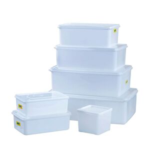 齐锐保鲜盒收纳盒商用塑料厨房冰箱带盖长方形食品级密封厚冷冻