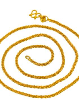 越南沙金项链女正品仿真