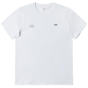 Lee商场同款修身版圆领Logo印花男短袖T恤休闲潮流LMT010172K99