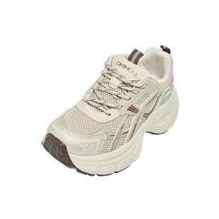 三福女运动鞋冬季时髦运动韩系校园风老爹鞋透气女鞋851041