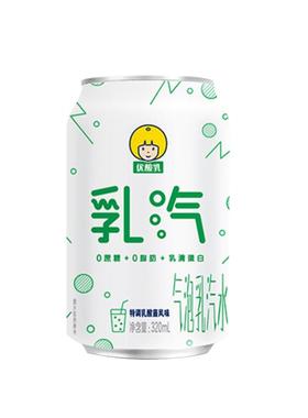 EDO Pack乳汽水320mL*12罐零脂夏季网红抖音冷饮柠檬味乳酸菌饮料