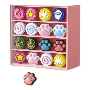 任天堂Switch/Switch2手柄摇杆帽 Joy-Con/pro硅胶按键帽  NS配件