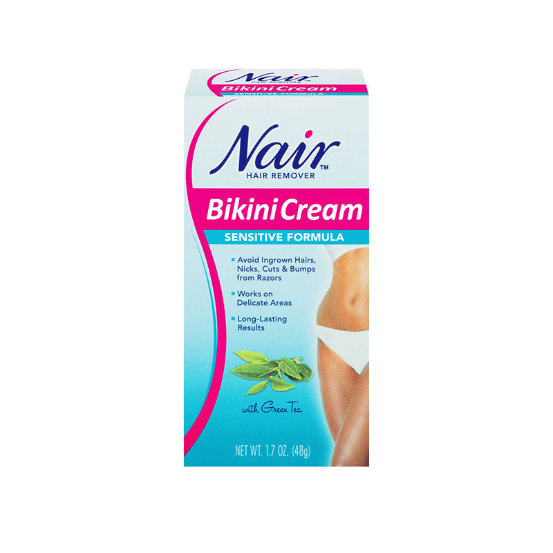 Nair比基尼区用丝滑滋润女生非私密私处不永久脱毛膏敏感配方48g