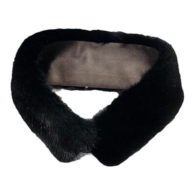 秋冬水貂毛皮草女士围巾