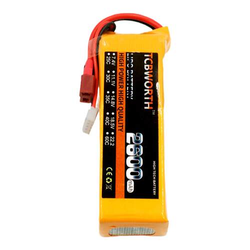 航模锂电池 4S 14.8V 1800 2200 3000mah 遥控机玩具车