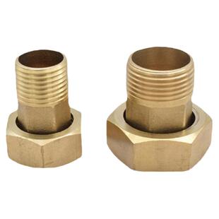 全铜水表接头4分6分不锈钢1寸1.2寸1.5寸活接家用水泵异径接头20