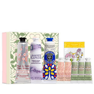 【新年礼物】欧舒丹3支护手霜套装白茶恋樱保湿伴手礼女生礼盒