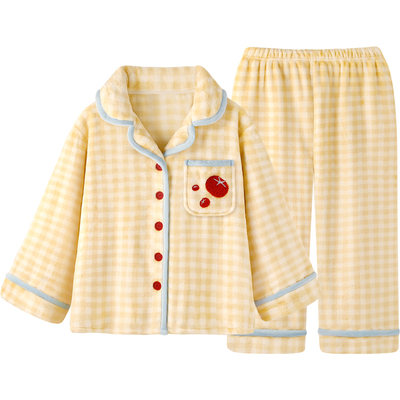 2025新款睡衣女款冬季法兰绒加厚