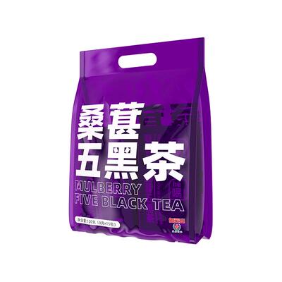 桑葚五黑茶男女熬夜恢复悦发茶包