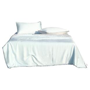 水星家纺60支兰精天贡缎夏凉被A类抑菌凉感被子可水洗机洗空调被