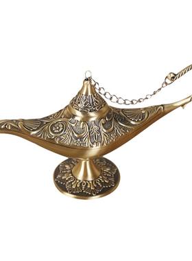 复古乔迁礼物玄关摆放阿拉丁神灯