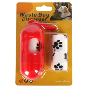 宠物拾便袋猫狗外出捡屎垃圾袋狗狗便携收纳加厚捡屎神器溜猫砂袋