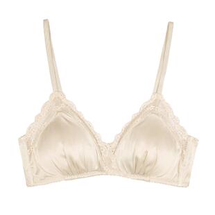 DonnaForte真丝内衣蕾丝三角杯无钢圈文胸舒适薄款|Paloma Soft