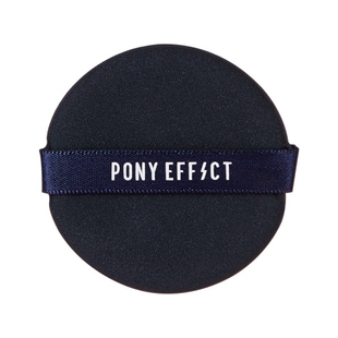 现货韩国免税 PONY EFFECT光彩气垫BB粉扑化妆粉扑藏蓝色送收纳盒