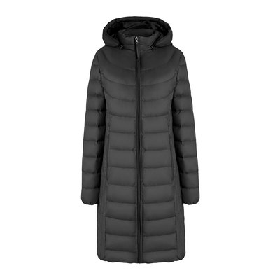 鸭鸭2025冬季轻薄中长款羽绒服