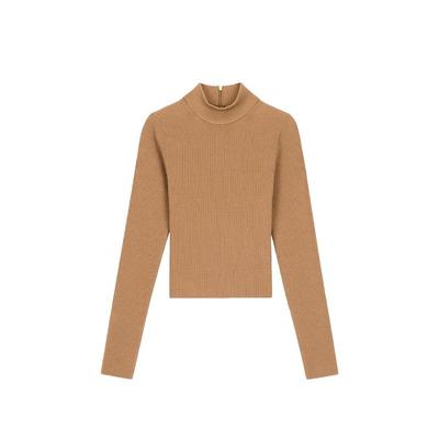 MICHAEL KORS MK 女士半高领修身针织衫毛衣