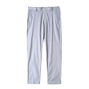 JSSD HOMME 夏季新款匹马棉直筒裤子男商务通勤休闲裤子长裤男款