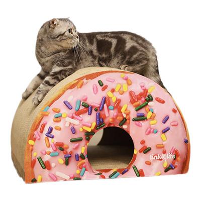 Tinklylife猫抓板瓦楞纸玩具猫窝