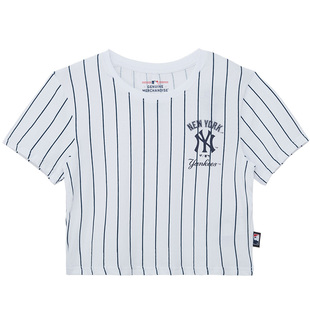 FANATICS x MLB联名款纽约洋基队时尚潮流短款上衣女款短袖T恤