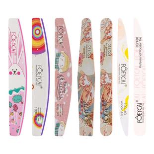 美甲搓条指甲锉打磨条搓甲条粗纱砂条泡沫海绵搓修甲修型专用工具