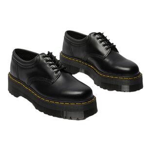 Dr.Martens马丁博士8053 Quad小个子增高厚底皮鞋圆头德比鞋