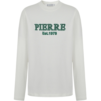 【秒杀价】PP意大利轻奢男装2024秋冬季新款长袖T恤刺绣工艺纯棉