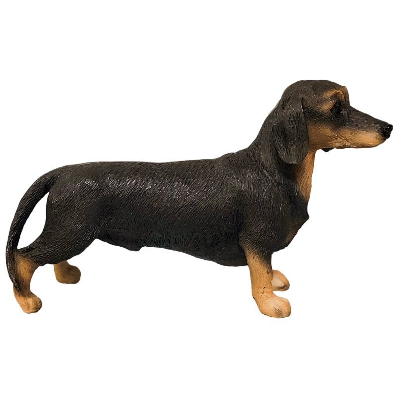世界名犬腊肠犬模型喜欢小狗摆件的朋友桌面装饰品仿真狗生日礼物