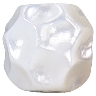 珍珠母贝螺钿老鱼骨珠雕刻无相珠陨石坑桶珠顶腰珠文玩朝珠配饰