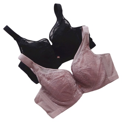 上托侧收防下垂全罩杯文胸宽肩带