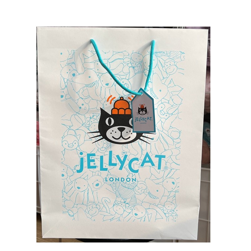 【可单拍 不包邮】英国JELLYCAT正品无纺布袋厚纸袋 卡片徽章周边