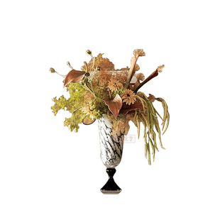 妖及 中古风仿真花花器摆件【垂柳】样板间客厅餐桌桌面软装摆件