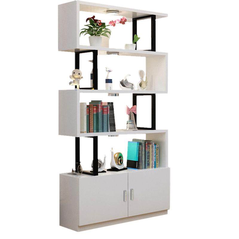 简易书架落地书柜置物架创意