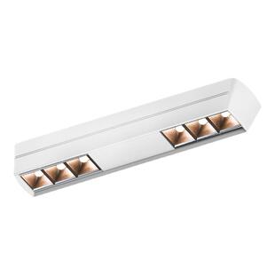 禾品长条形餐厅防眩明装射灯衣帽间客厅斗胆灯无主灯主卧吸顶灯