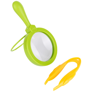 FritzS儿童放大镜防摔 植物观察科学幼儿园小学生学生用高清夹子