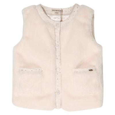 IVYHOUSE小香风短毛绒背心