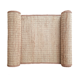 手工DIY装饰面料苎麻毛料茶艺民宿装扮隔断茶席桌旗帘日式半透帘