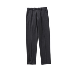 2026秋冬隐形松紧腰休闲九分正装西裤修身小脚高级感加绒西装男裤